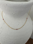 VERY BERRY NECKLACE- 18k Gold Plated