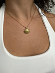 SHELL NECKLACE- 18k GOLD PLATED