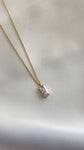 SEE THROUGH ME NECKLACE- GOLD PLATED